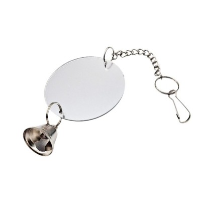 MIZOO ΠΑΙΧΝΙΔΙ ΚΑΘΡΕΦΤΗΣ ΣΤΡΟΓΓΥΛΟΣ ΜΕ ΚΟΥΔΟΥΝΑΚΙ ΓΙΑ ΠΑΠΑΓΑΛΑΚΙ 7X21CM